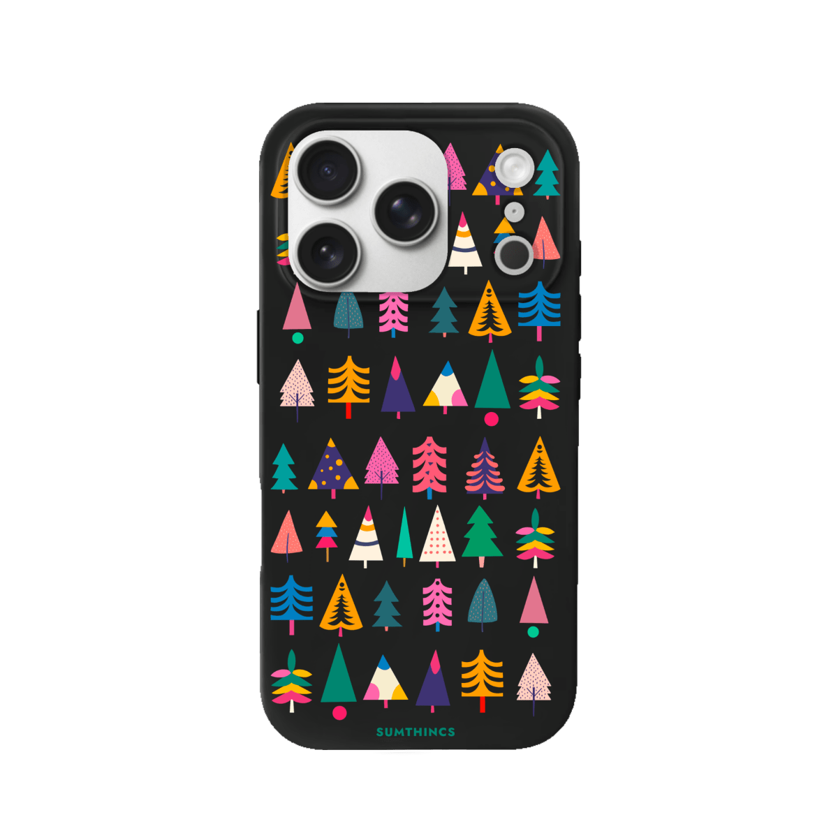 iPhone 17 Pro Tiny Forest Premium Telefon Kılıfı Siyah - SUMTHINCS