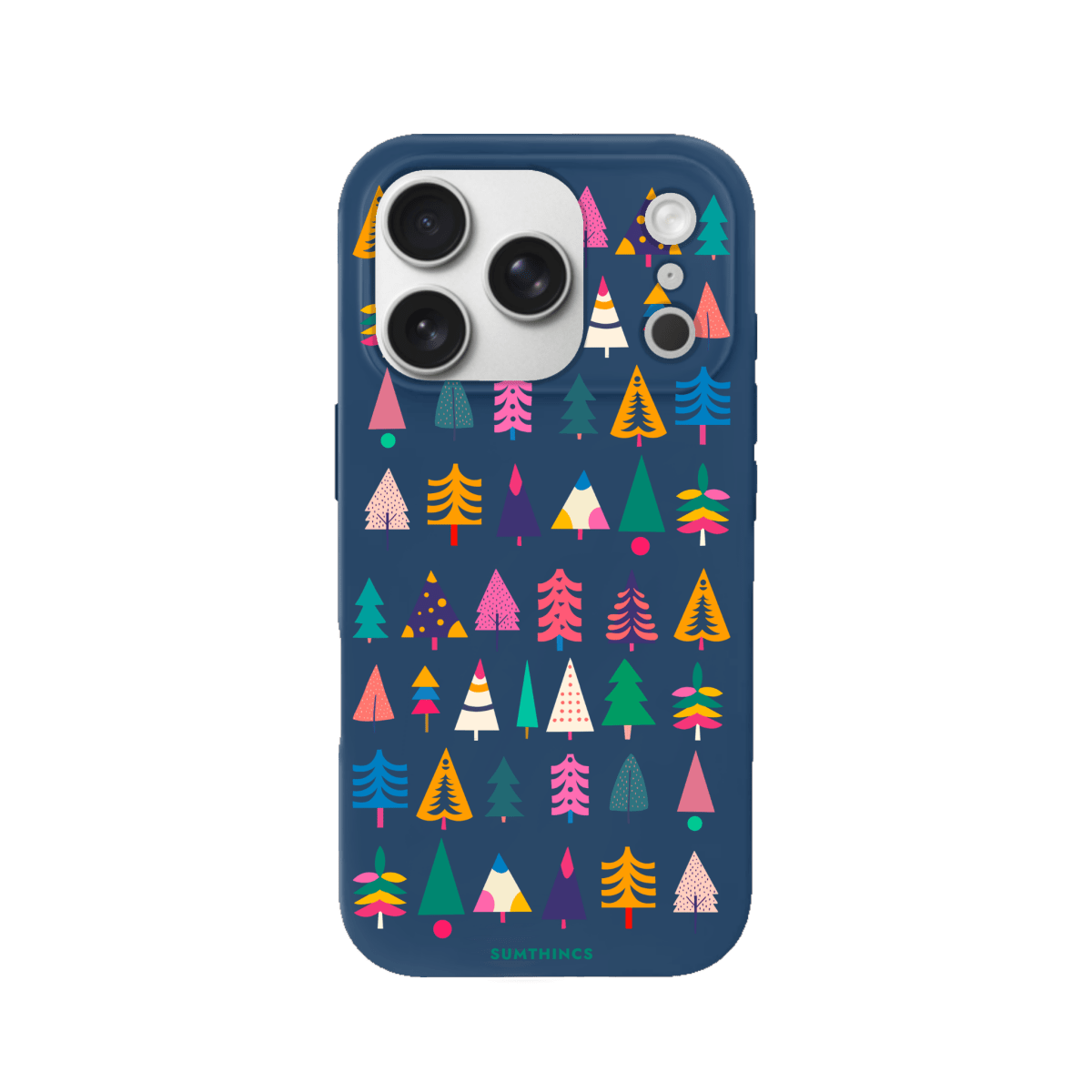 iPhone 17 Pro Tiny Forest Premium Telefon Kılıfı Pasifik Mavi - SUMTHINCS