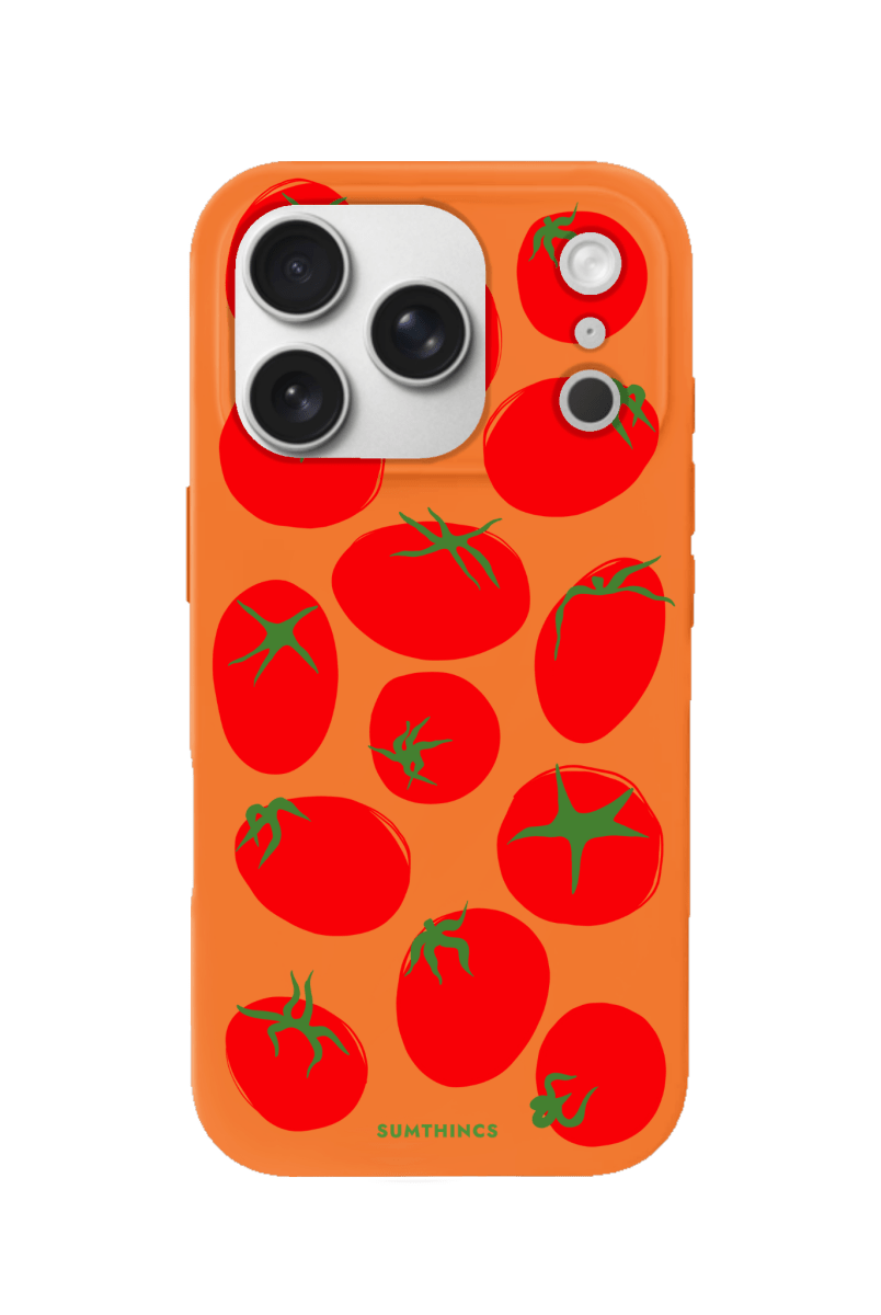 iPhone 17 Pro Tomatoes Premium Telefon Kılıfı Turuncu - SUMTHINCS