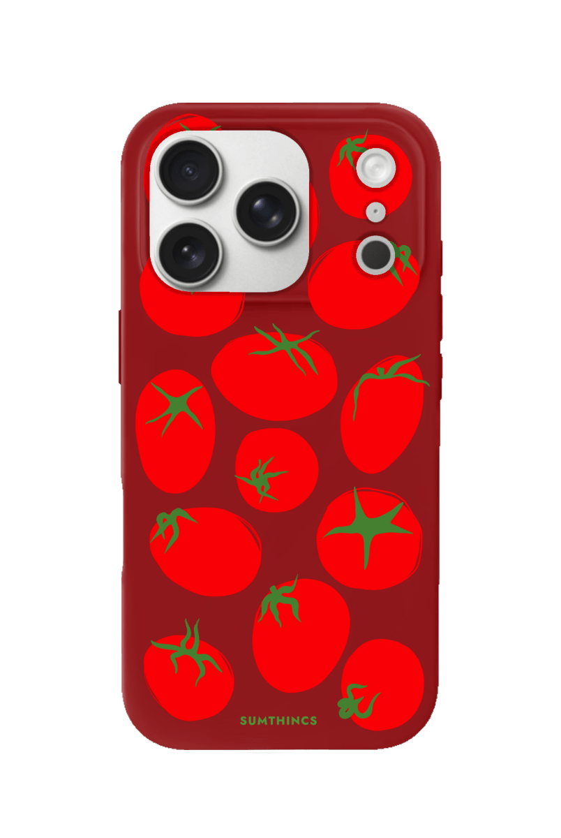 iPhone 17 Pro Tomatoes Premium Telefon Kılıfı Kırmızı - SUMTHINCS