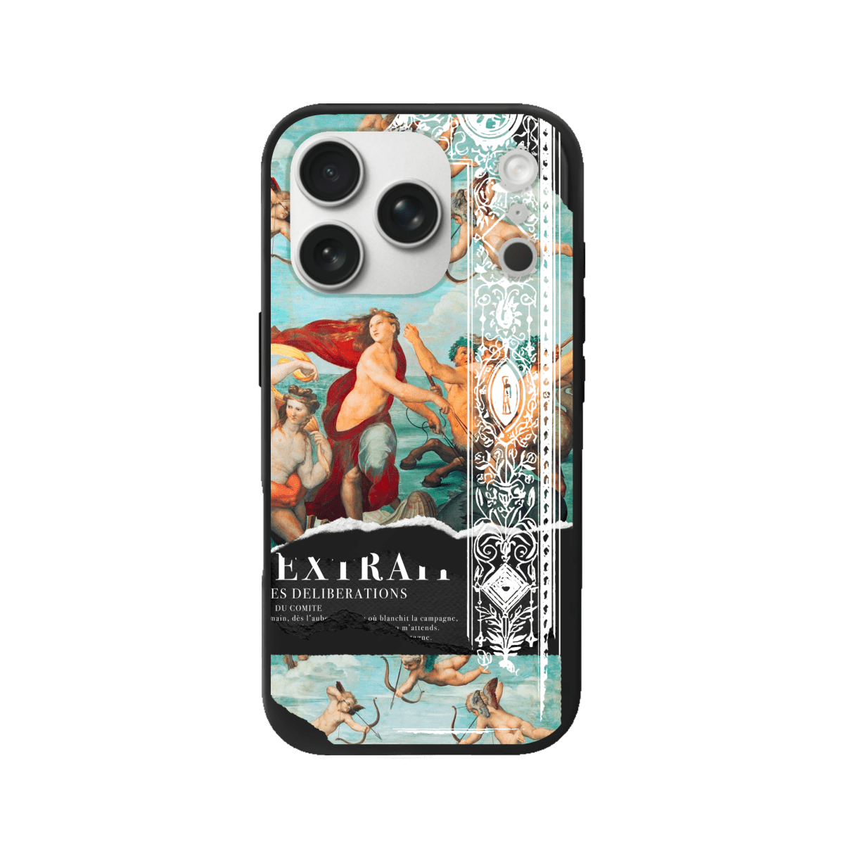 iPhone 17 Pro Triumph of Galatea Premium Telefon Kılıfı Siyah - SUMTHINCS