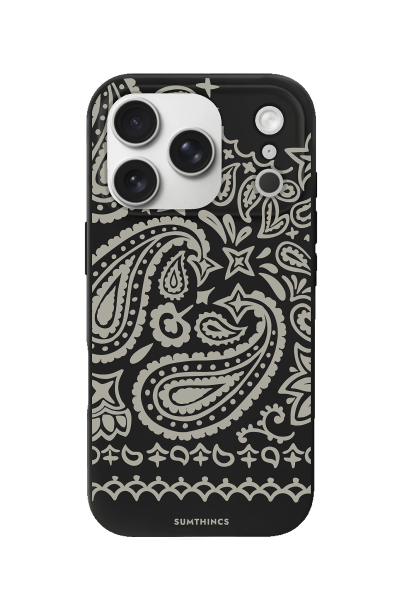 iPhone 17 Pro Urban Bandana Premium Telefon Kılıfı Siyah - SUMTHINCS