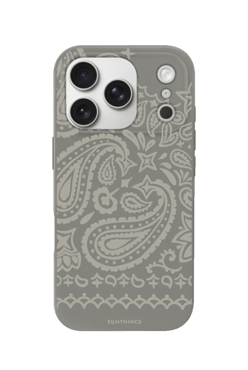 iPhone 17 Pro Urban Bandana Premium Telefon Kılıfı Gri - SUMTHINCS