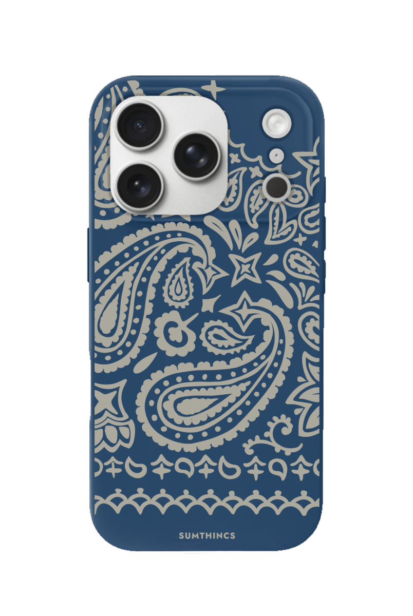 iPhone 17 Pro Urban Bandana Premium Telefon Kılıfı Pasifik Mavi - SUMTHINCS