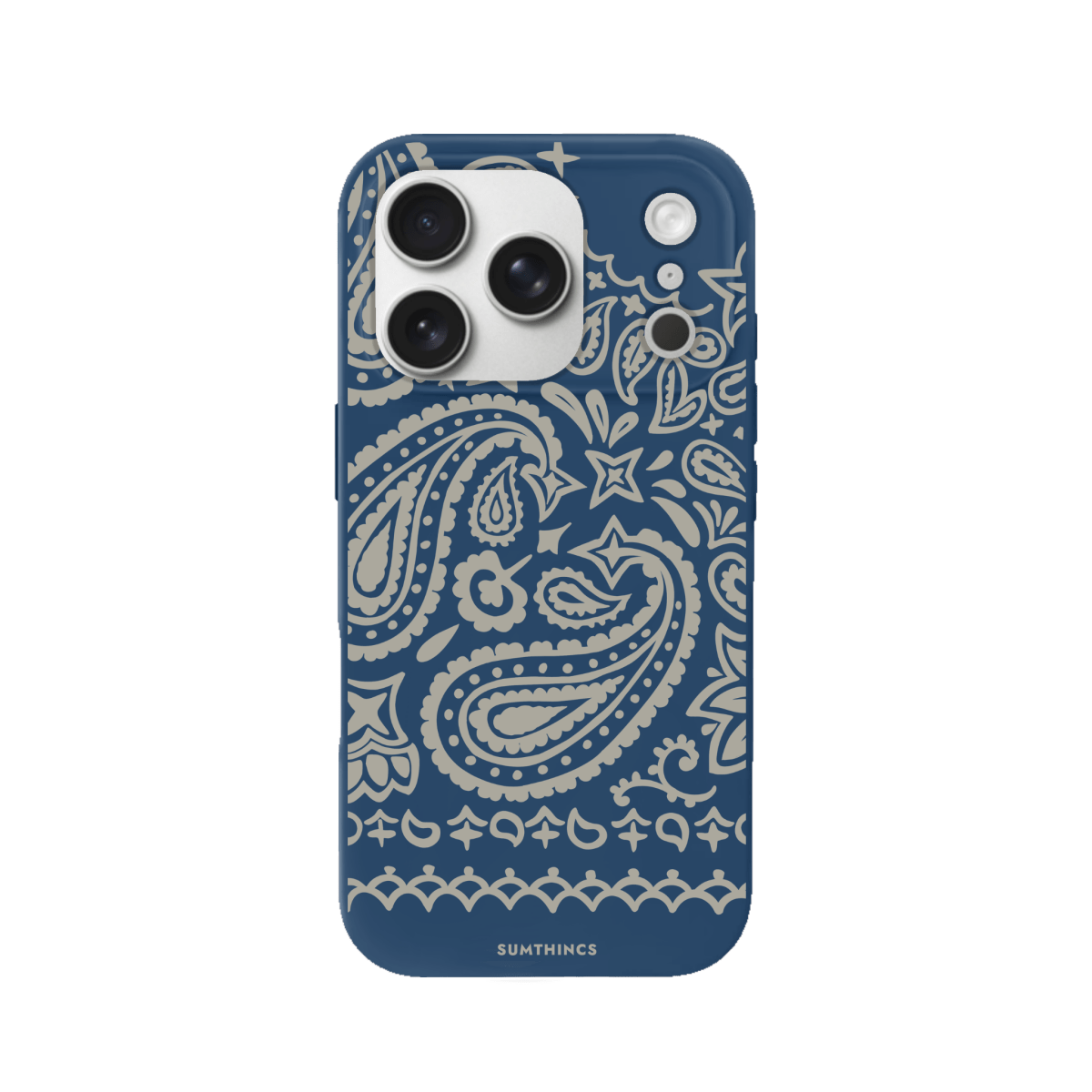 iPhone 17 Pro Urban Bandana Premium Telefon Kılıfı Pasifik Mavi - SUMTHINCS