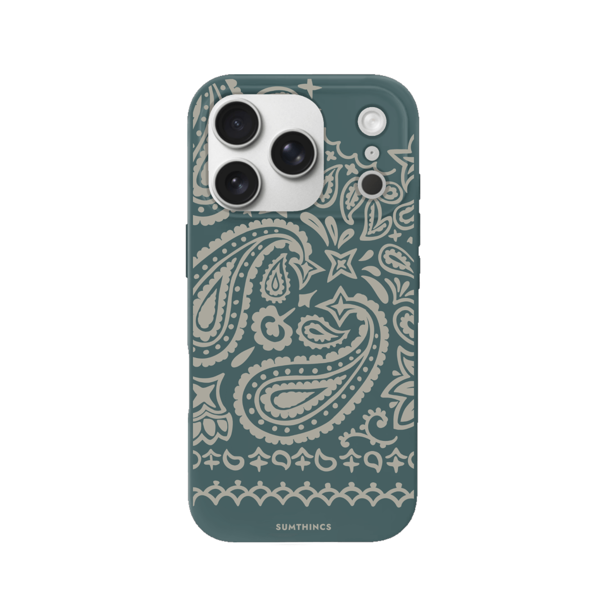 iPhone 17 Pro Urban Bandana Premium Telefon Kılıfı Kaktüs Yeşili - SUMTHINCS