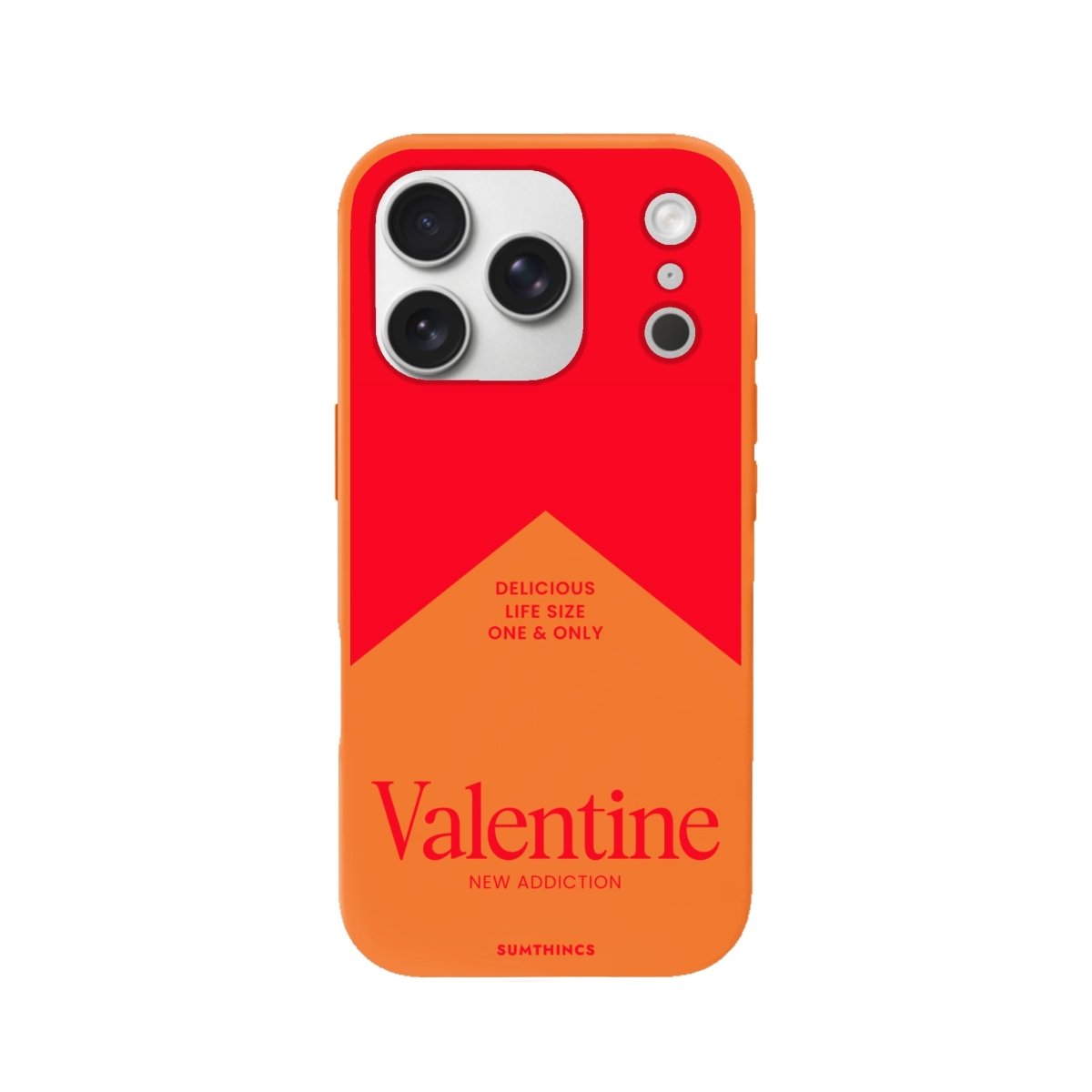 iPhone 17 Pro Valentine Premium Telefon Kılıfı Turuncu - SUMTHINCS