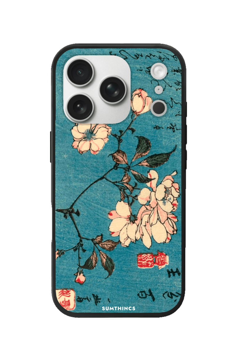 iPhone 17 Pro Vintage Sakura Premium Telefon Kılıfı - SUMTHINCS