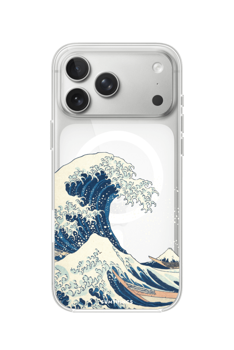 iPhone 17 Pro Waves Clear Magsafe Şeffaf Telefon Kılıfı - SUMTHINCS