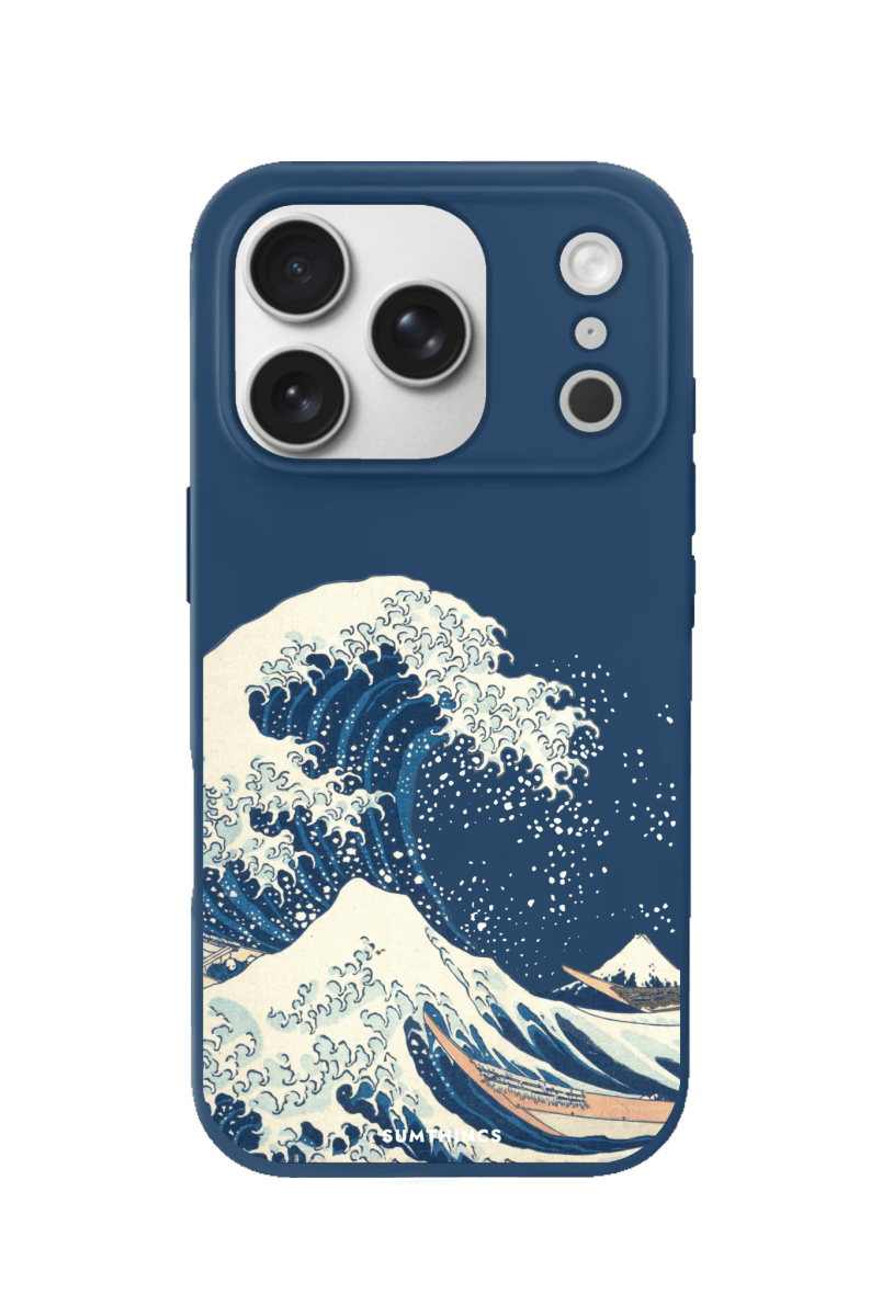 iPhone 17 Pro Waves Premium Telefon Kılıfı Pasifik Mavi - SUMTHINCS