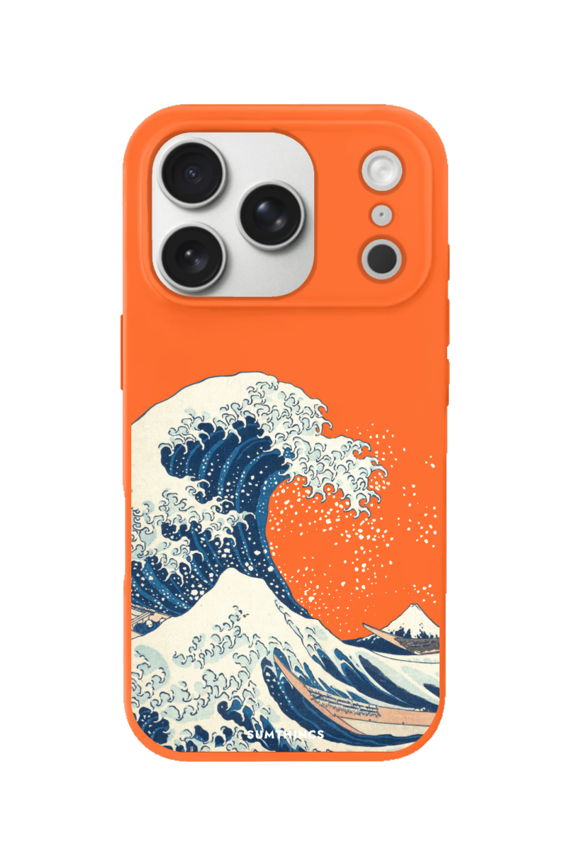 iPhone 17 Pro Waves Premium Telefon Kılıfı Turuncu - SUMTHINCS