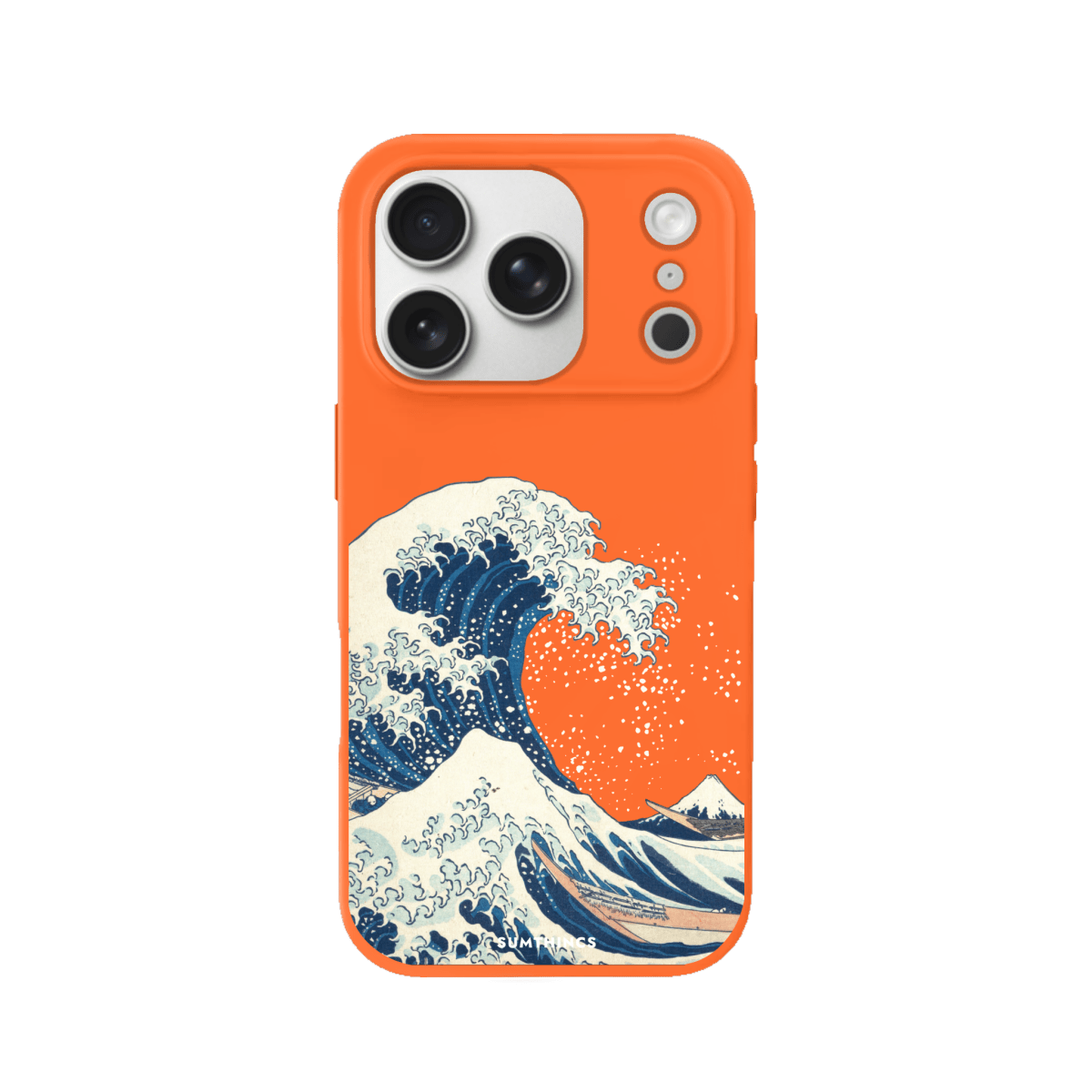 iPhone 17 Pro Waves Premium Telefon Kılıfı Turuncu - SUMTHINCS