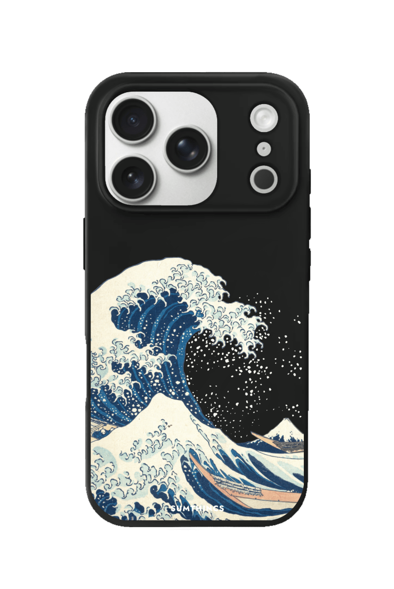 iPhone 17 Pro Waves Premium Telefon Kılıfı Siyah - SUMTHINCS