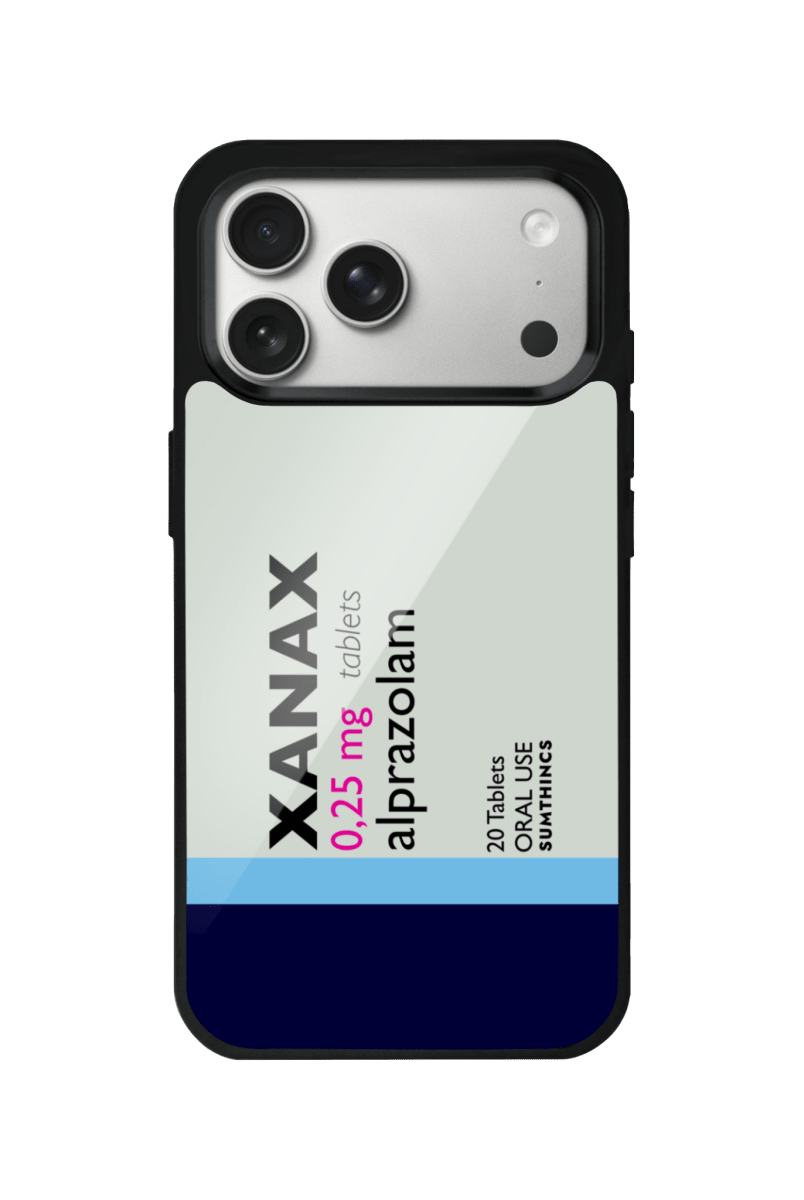 iPhone 17 Pro Xanax Glossy Telefon Kılıfı - Sumthincs