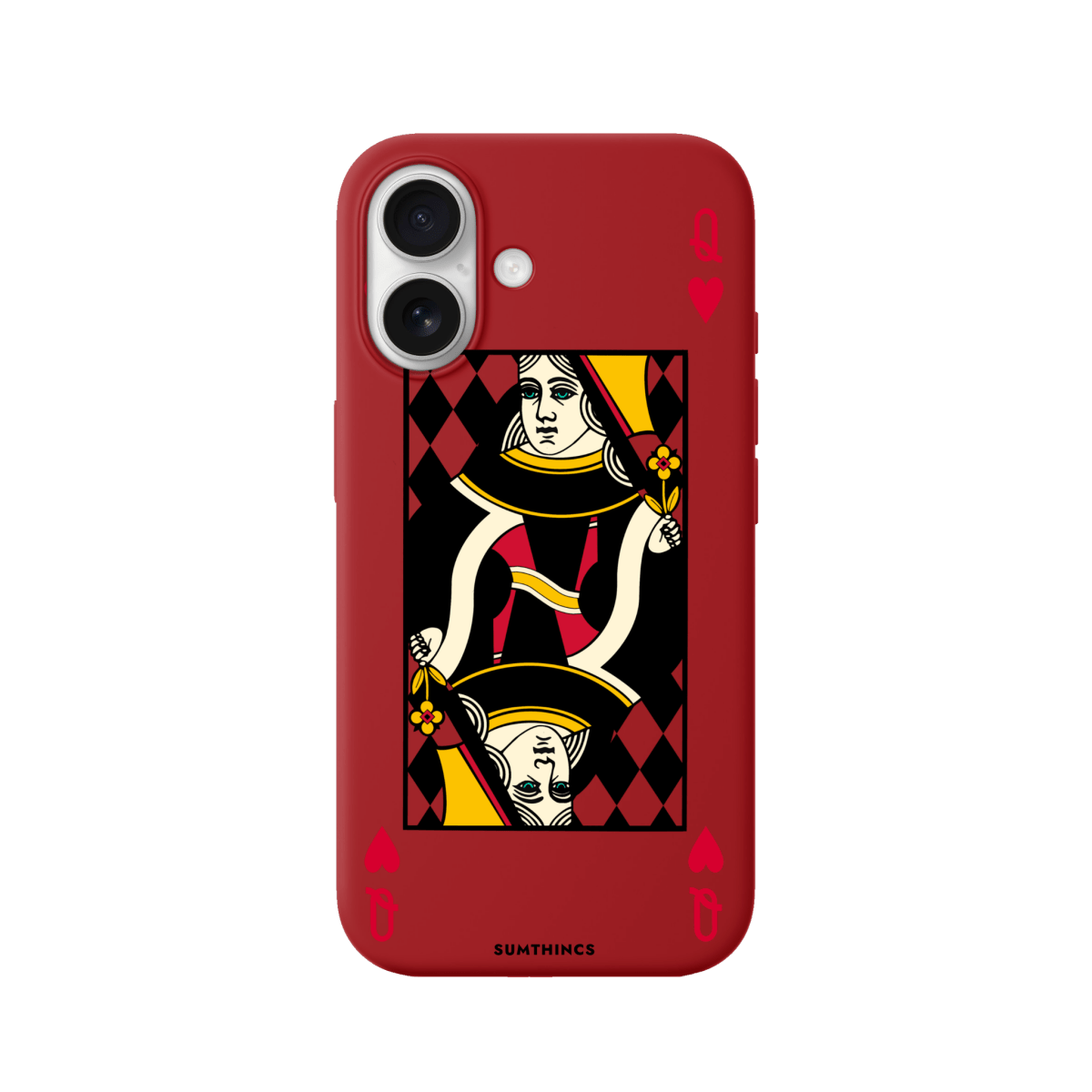 iPhone 17 Queen Premium Telefon Kılıfı Kırmızı - SUMTHINCS