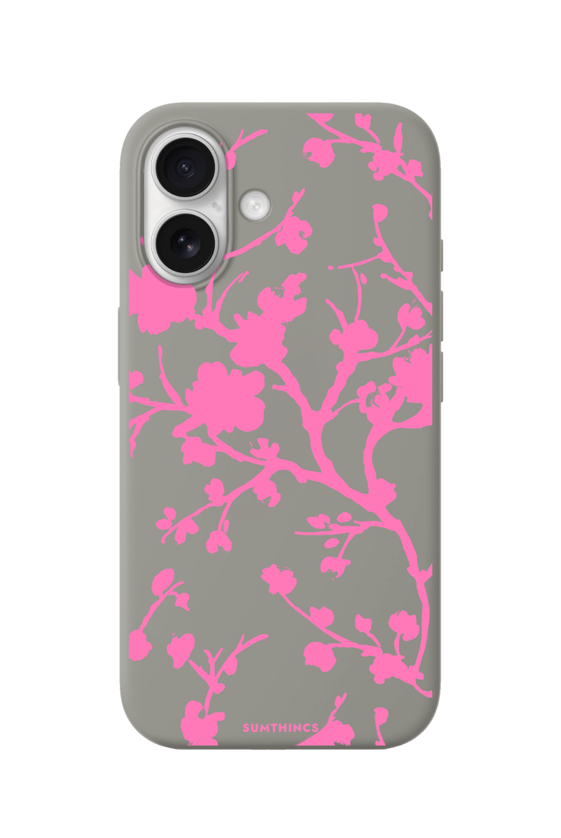 iPhone 17 Sakura Premium Telefon Kılıfı Gri - SUMTHINCS