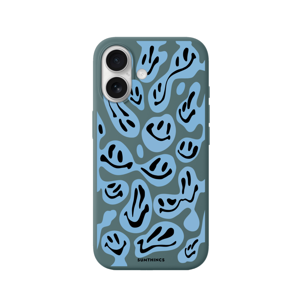 iPhone 17 Smiley Premium Telefon Kılıfı Kaktüs Yeşili - SUMTHINCS