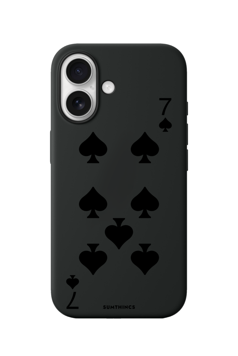 iPhone 17 Spade7 Premium Telefon Kılıfı Siyah - SUMTHINCS