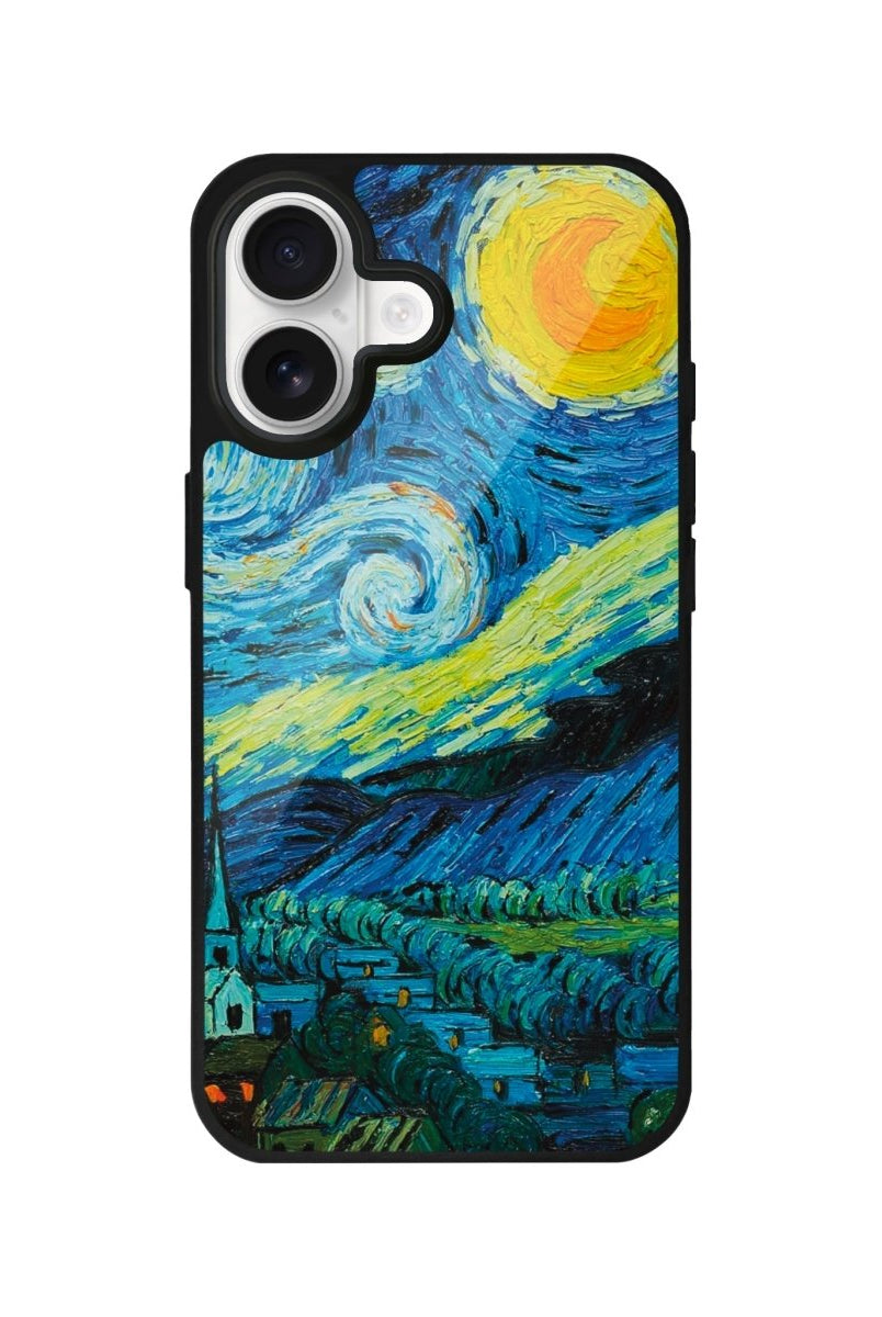 iPhone 17 Starry Night Glossy Cam Telefon Kılıfı - Sumthincs