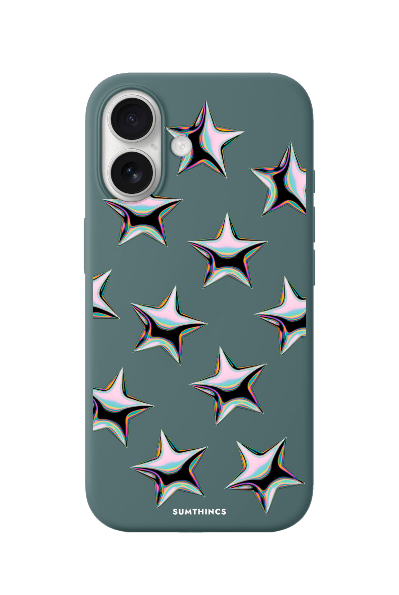 iPhone 17 Stars Premium Telefon Kılıfı Kaktüs Yeşili - SUMTHINCS