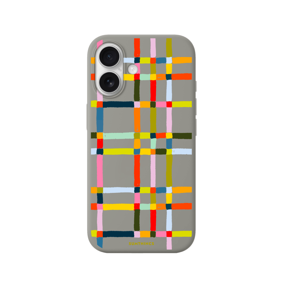 iPhone 17 Sunny Stirpes Premium Telefon Kılıfı Gri - SUMTHINCS