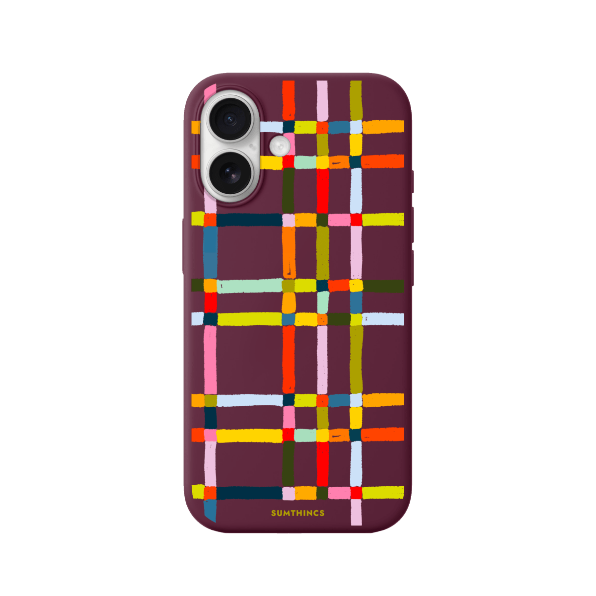 iPhone 17 Sunny Stirpes Premium Telefon Kılıfı Bordo - SUMTHINCS