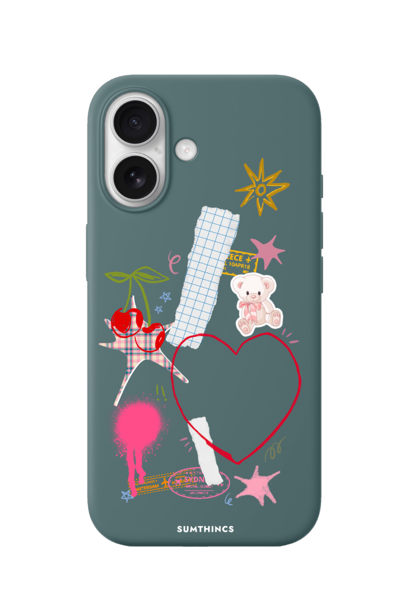 iPhone 17 Sweet Chaos Premium Telefon Kılıfı Kaktüs Yeşili - SUMTHINCS