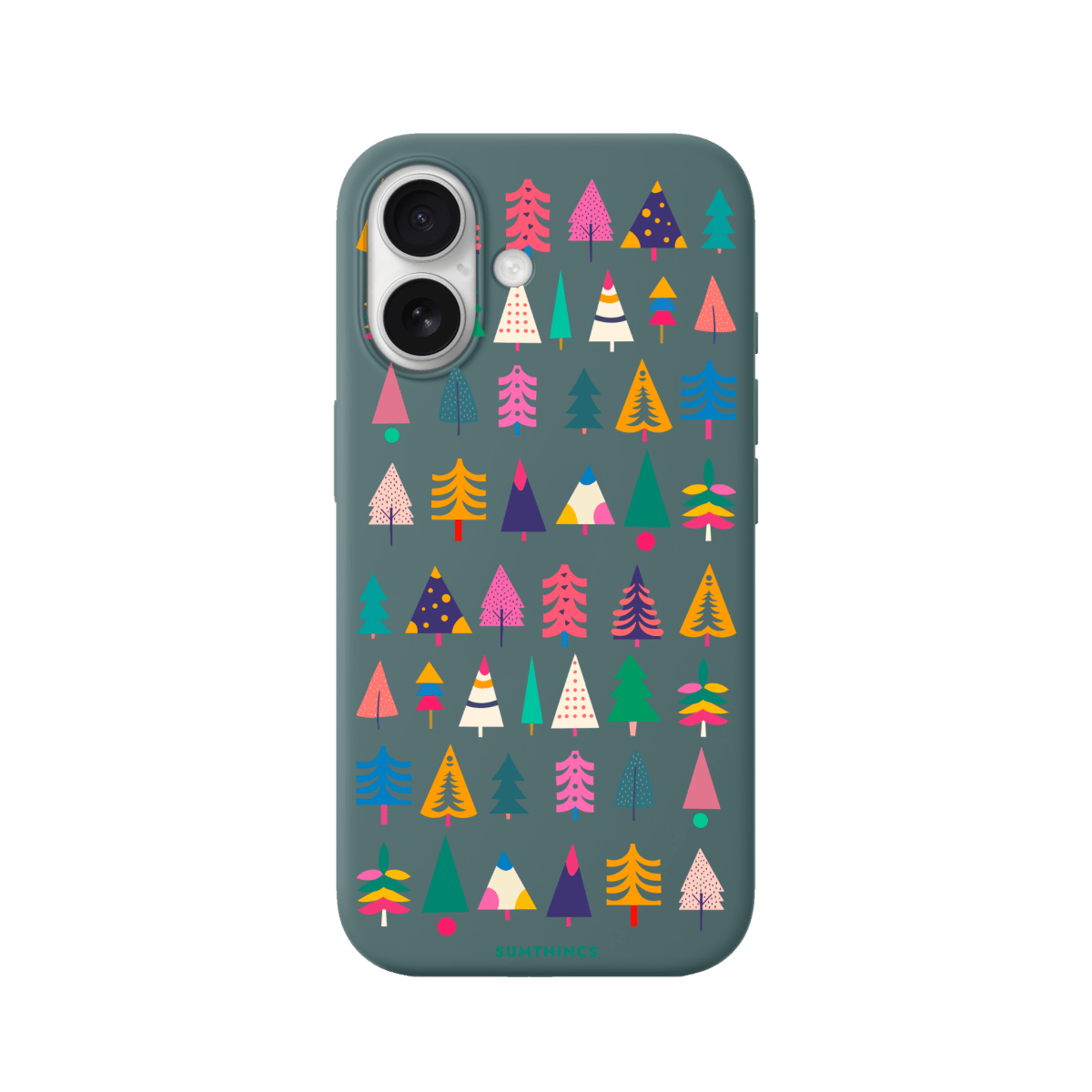 iPhone 17 Tiny Forest Premium Telefon Kılıfı Kaktüs Yeşili - SUMTHINCS