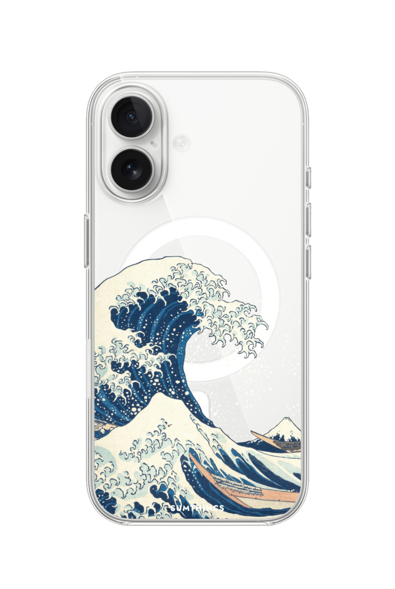 iPhone 17 Waves Clear Magsafe Şeffaf Telefon Kılıfı - SUMTHINCS