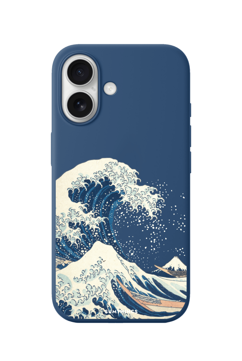 iPhone 17 Waves Premium Telefon Kılıfı Pasifik Mavi - SUMTHINCS