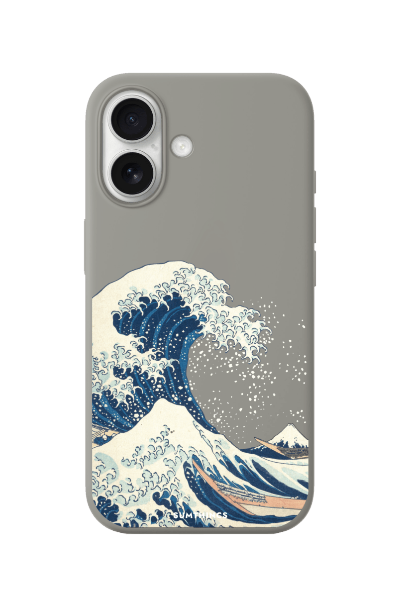 iPhone 17 Waves Premium Telefon Kılıfı Gri - SUMTHINCS