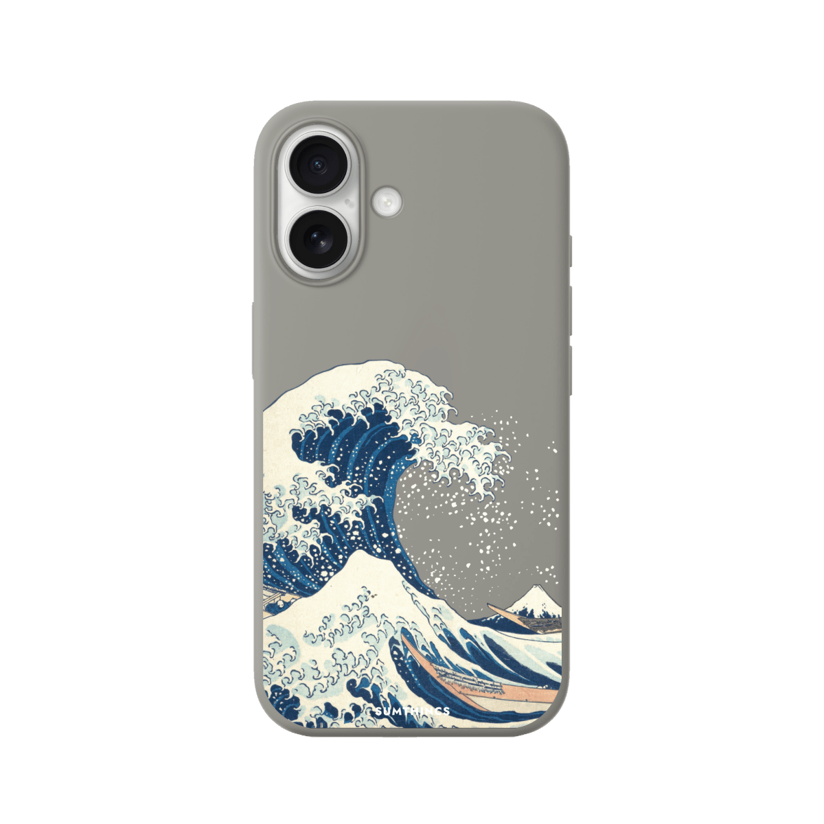 iPhone 17 Waves Premium Telefon Kılıfı Gri - SUMTHINCS