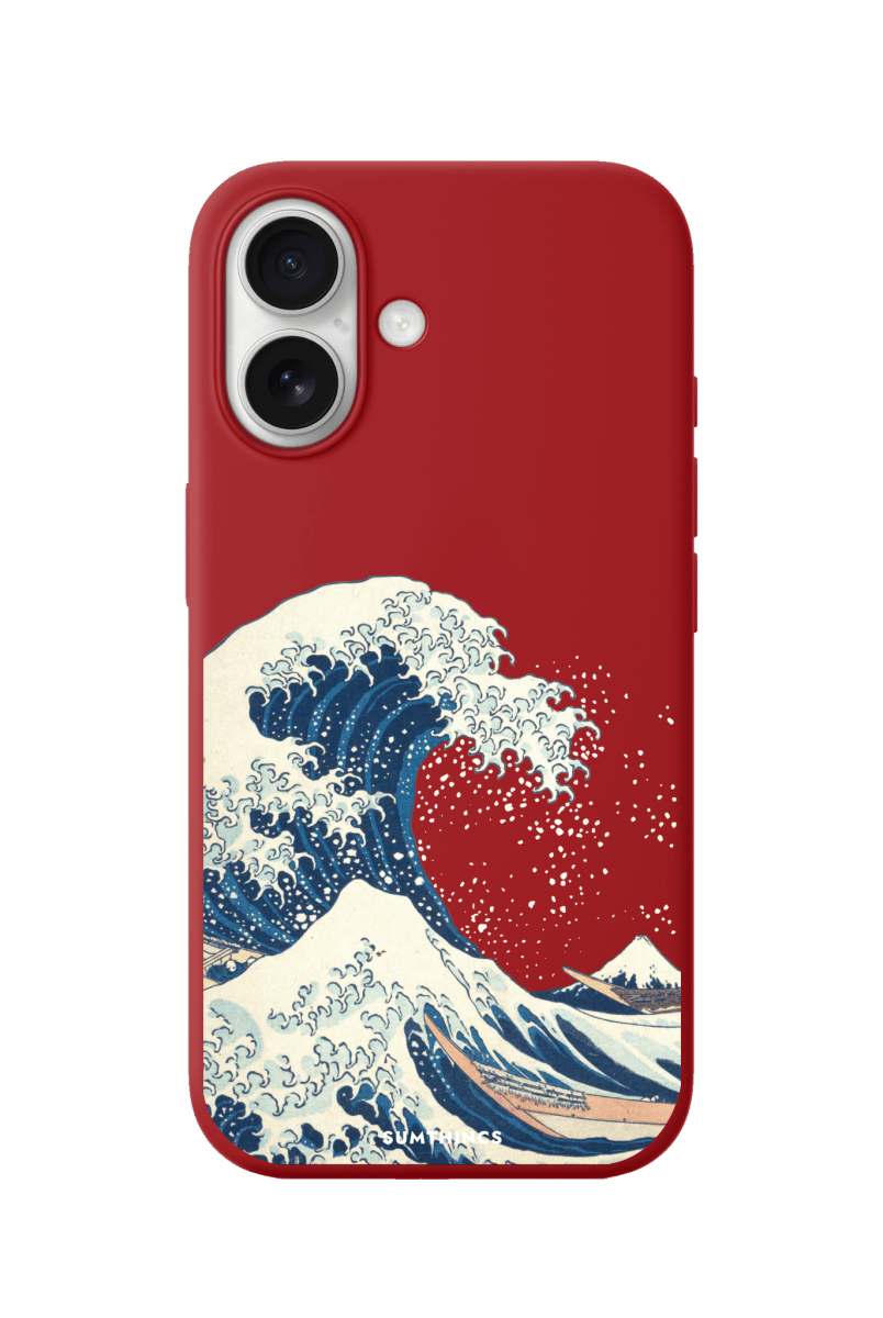 iPhone 17 Waves Premium Telefon Kılıfı Kırmızı - SUMTHINCS