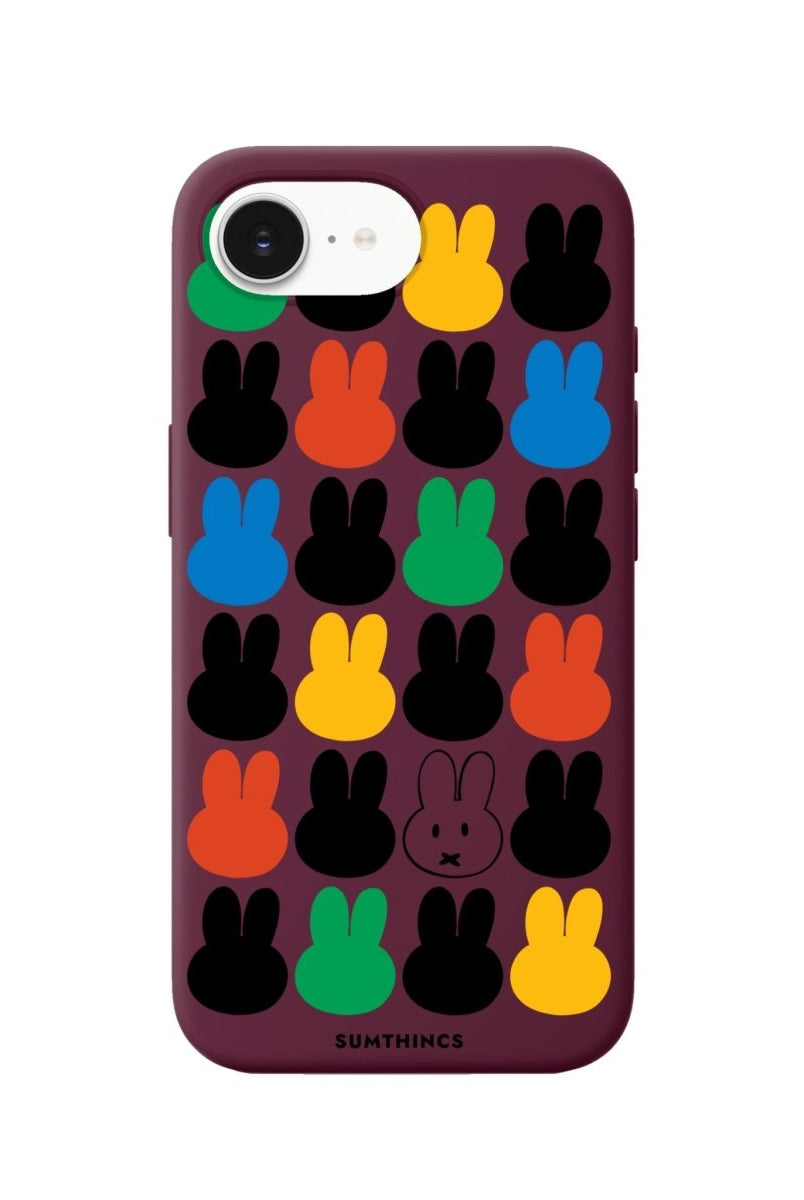 iPhone 17E Bunify Premium Telefon Kılıfı Bordo - Sumthincs