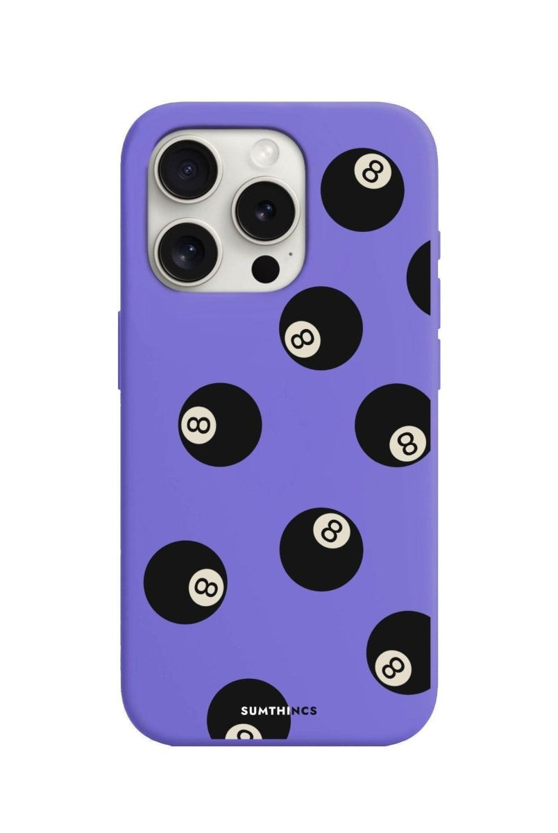 iPhone 7 Plus/8 Plus 8Ball Premium Telefon Kılıfı Lila - SUMTHINCS