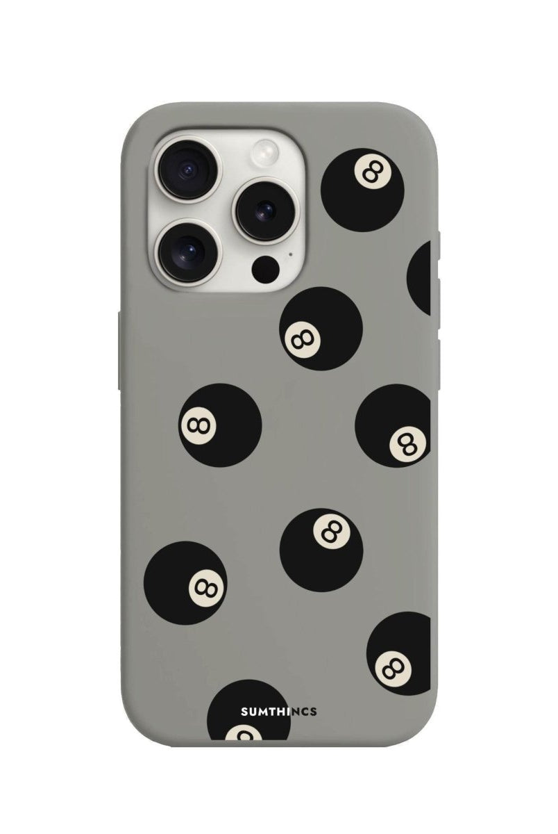 iPhone 7 Plus/8 Plus 8Ball Premium Telefon Kılıfı Gri - SUMTHINCS
