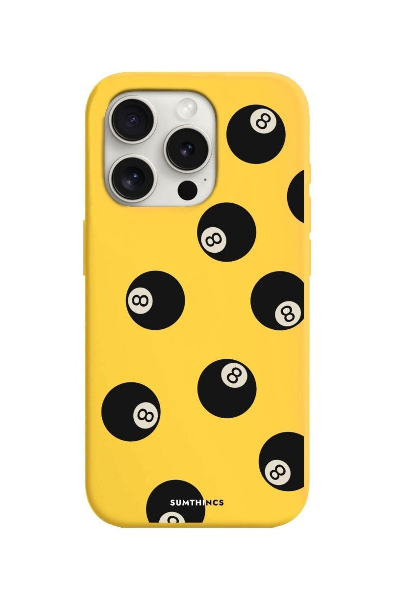 iPhone 7 Plus/8 Plus 8Ball Premium Telefon Kılıfı Sarı - SUMTHINCS