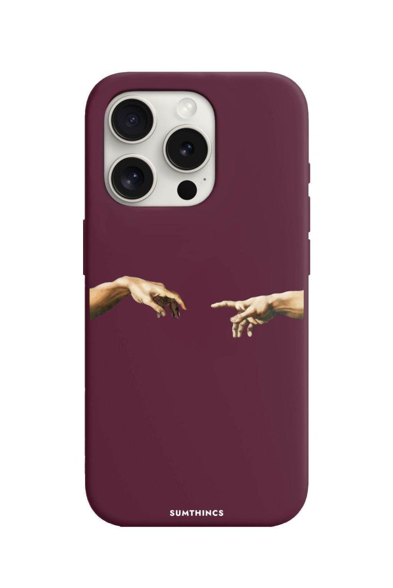 iPhone 7 Plus/8 Plus Adam's Creation Premium Telefon Kılıfı Bordo - SUMTHINCS