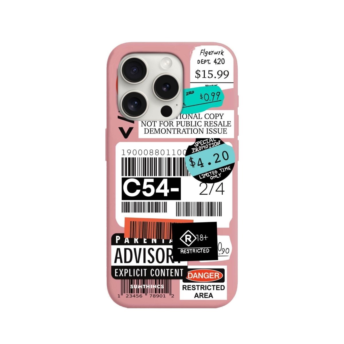 iPhone 7 Plus/8 Plus Barcode C54 Premium Telefon Kılıfı - SUMTHINCS