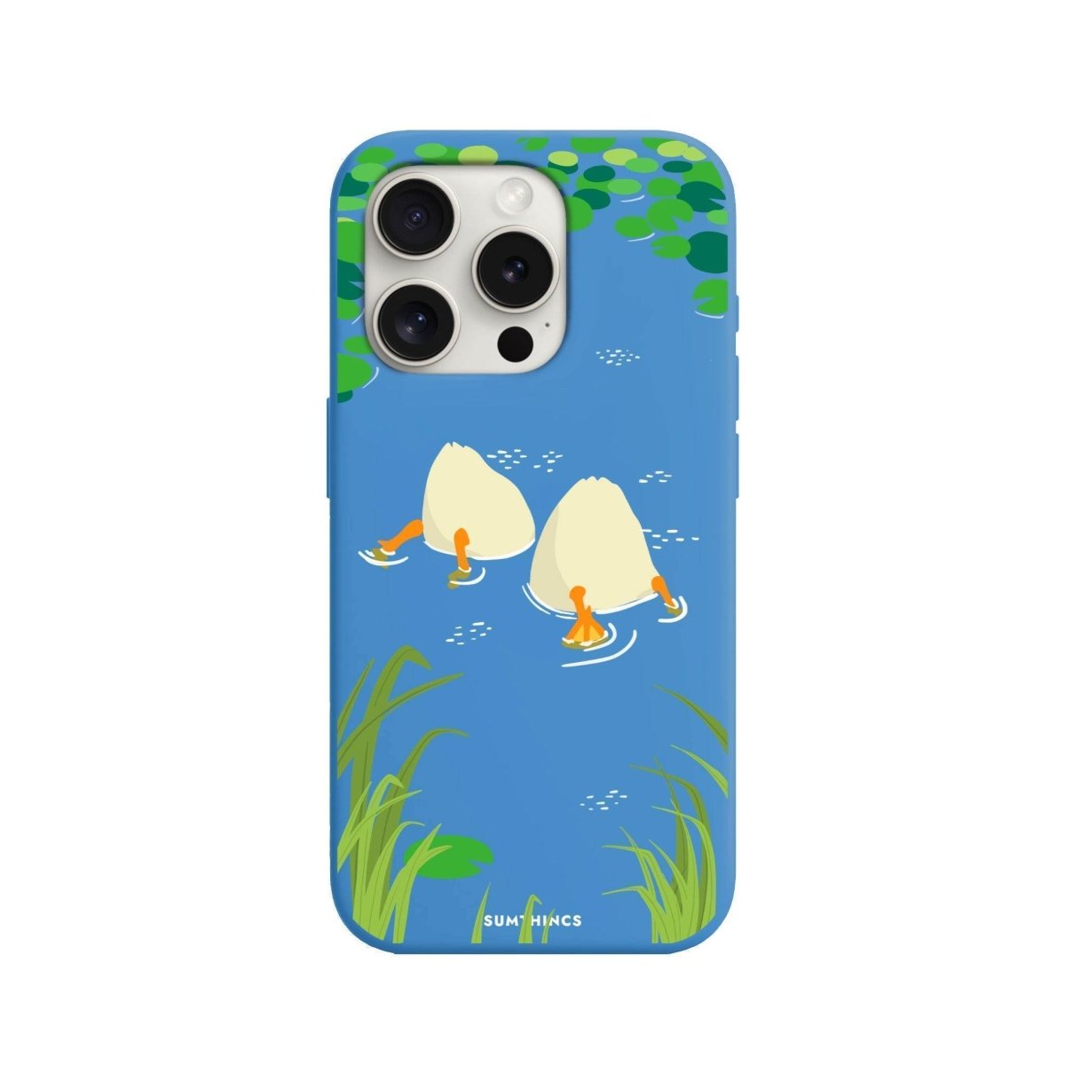 iPhone 7 Plus/8 Plus Ducks Premium Telefon Kılıfı Mavi - SUMTHINCS