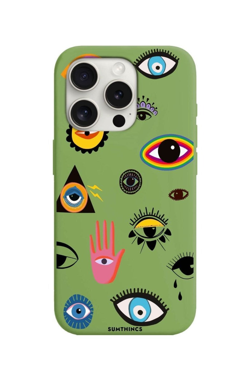 iPhone 7 Plus/8 Plus Eye Stickers Premium Telefon Kılıfı - SUMTHINCS