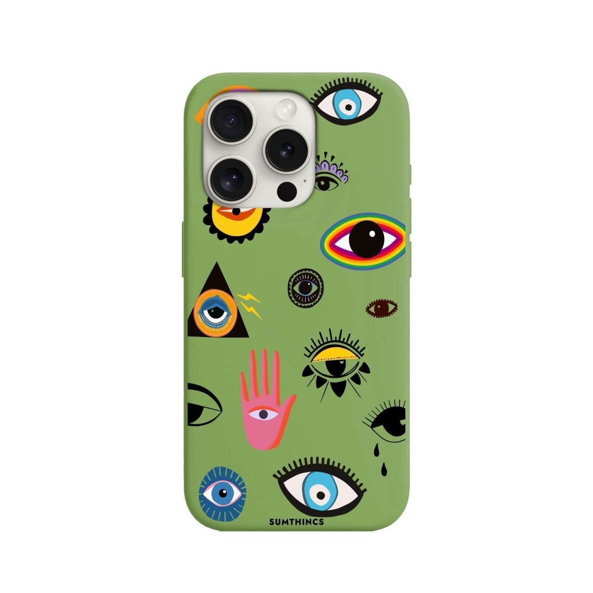 iPhone 7 Plus/8 Plus Eye Stickers Premium Telefon Kılıfı - SUMTHINCS