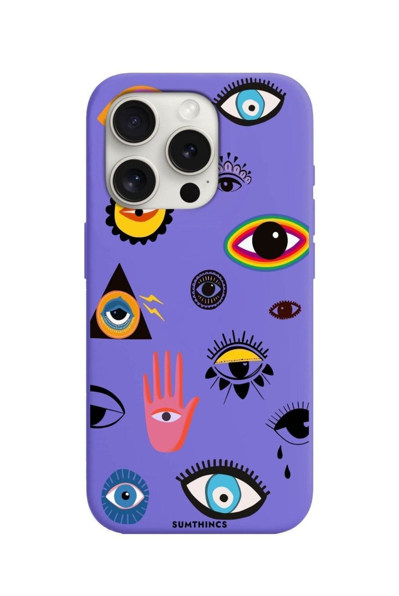 iPhone 7 Plus/8 Plus Eye Stickers Premium Telefon Kılıfı - SUMTHINCS