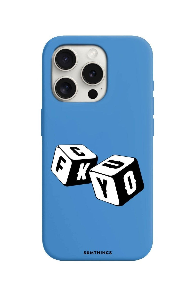 iPhone 7 Plus/8 Plus Fck You Premium Telefon Kılıfı Mavi - SUMTHINCS