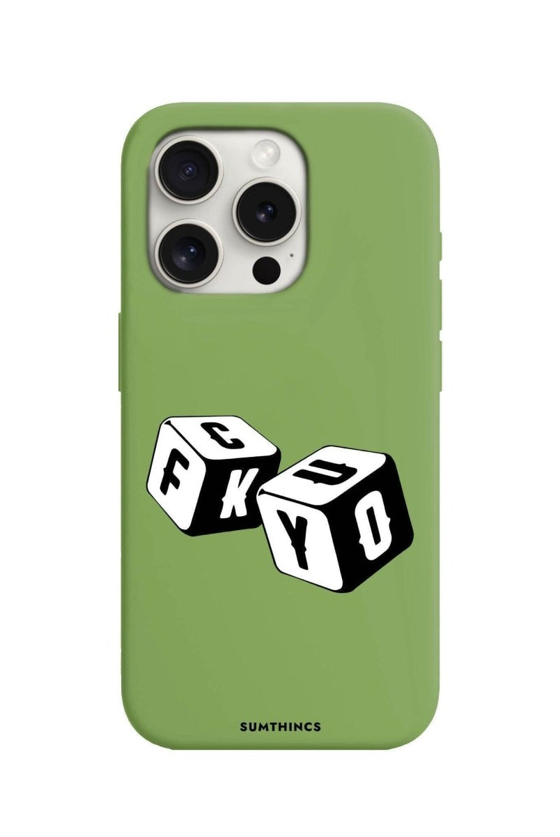 iPhone 7 Plus/8 Plus Fck You Premium Telefon Kılıfı Fıstık Yeşili - SUMTHINCS