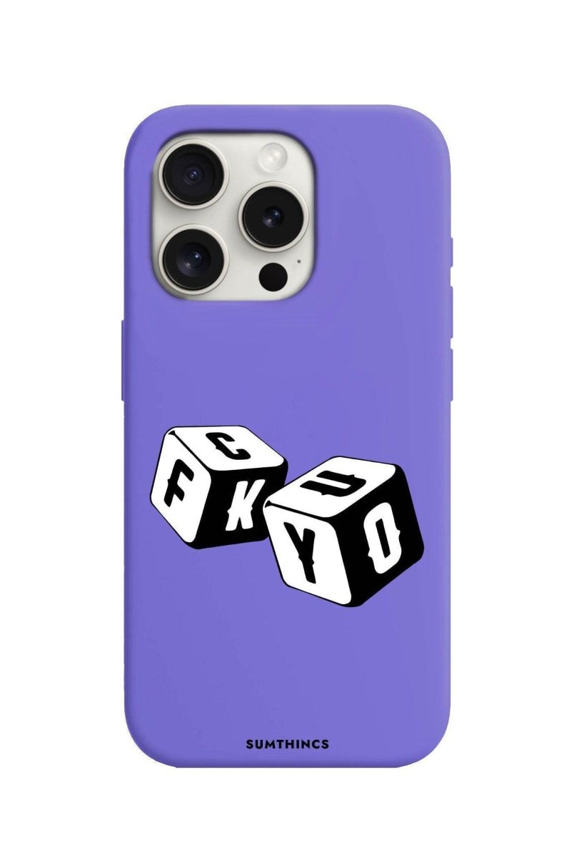 iPhone 7 Plus/8 Plus Fck You Premium Telefon Kılıfı Lila - SUMTHINCS