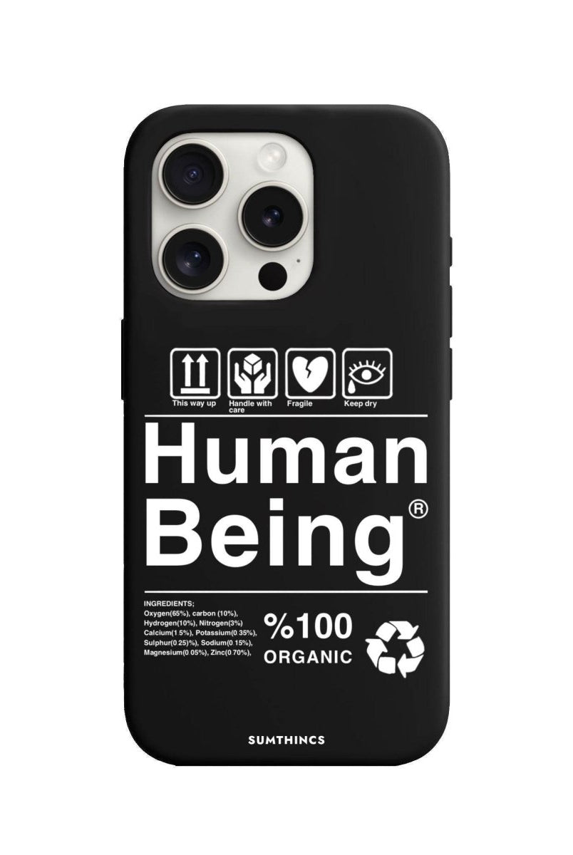 iPhone 7 Plus/8 Plus Human Being Premium Telefon Kılıfı Siyah - SUMTHINCS