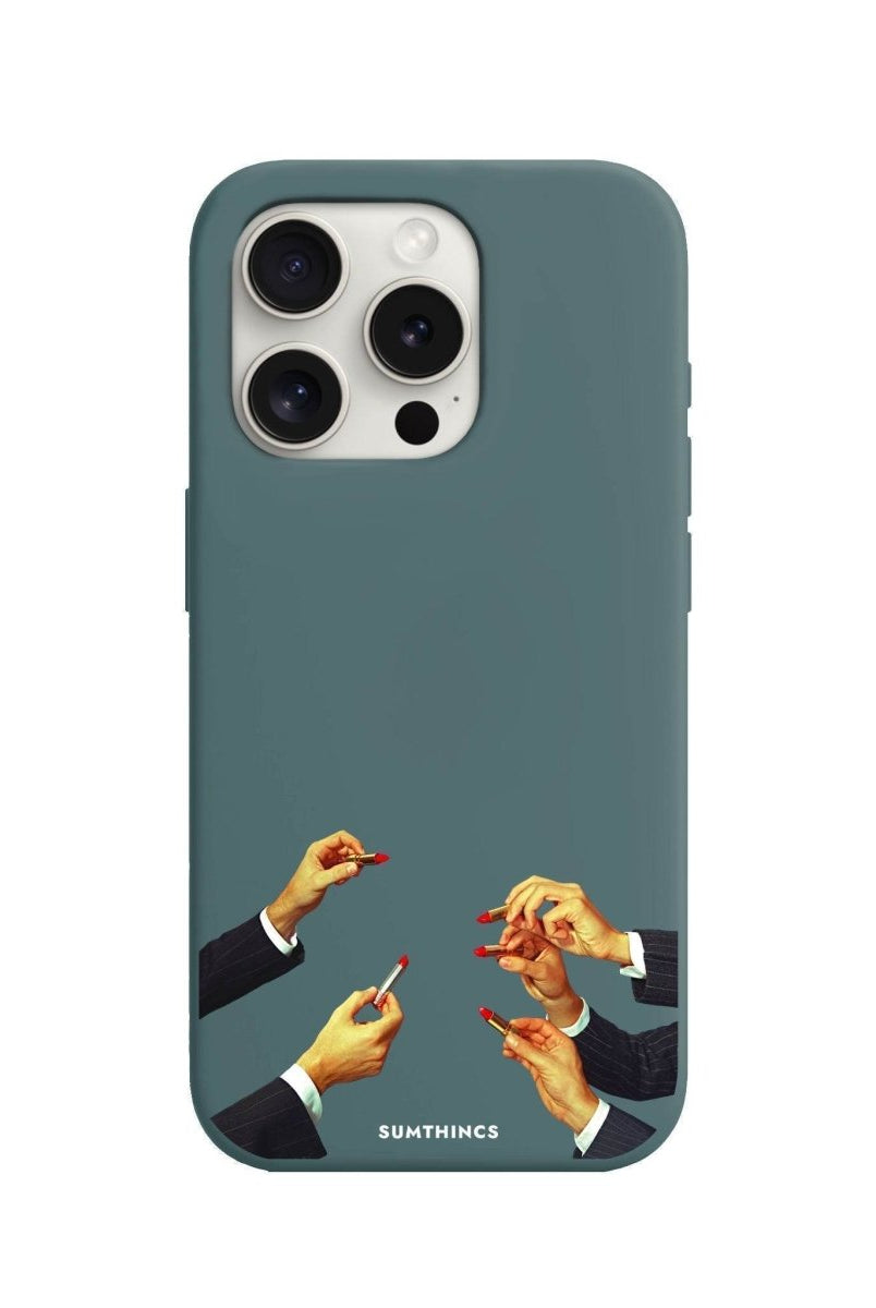 iPhone 7 Plus/8 Plus Lipstick Premium Telefon Kılıfı Kaktüs Yeşili - SUMTHINCS