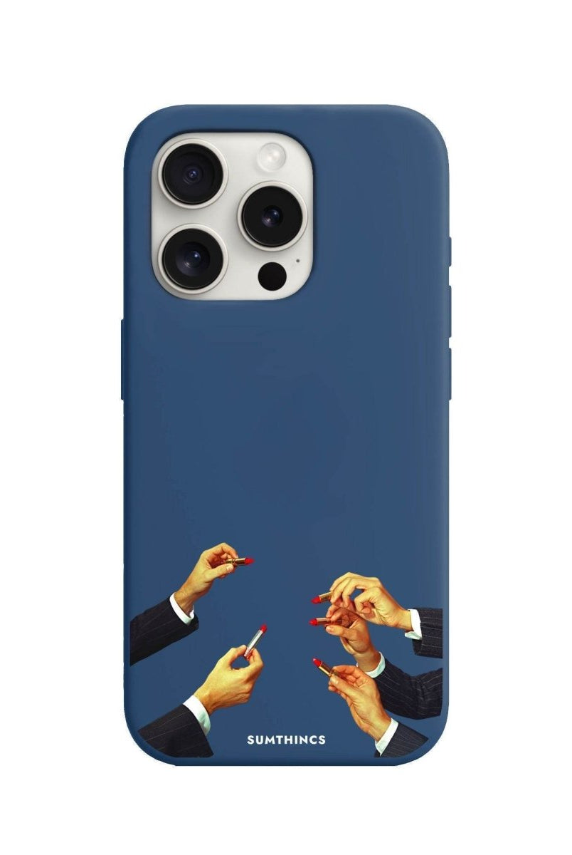 iPhone 7 Plus/8 Plus Lipstick Premium Telefon Kılıfı Pasifik Mavi - SUMTHINCS