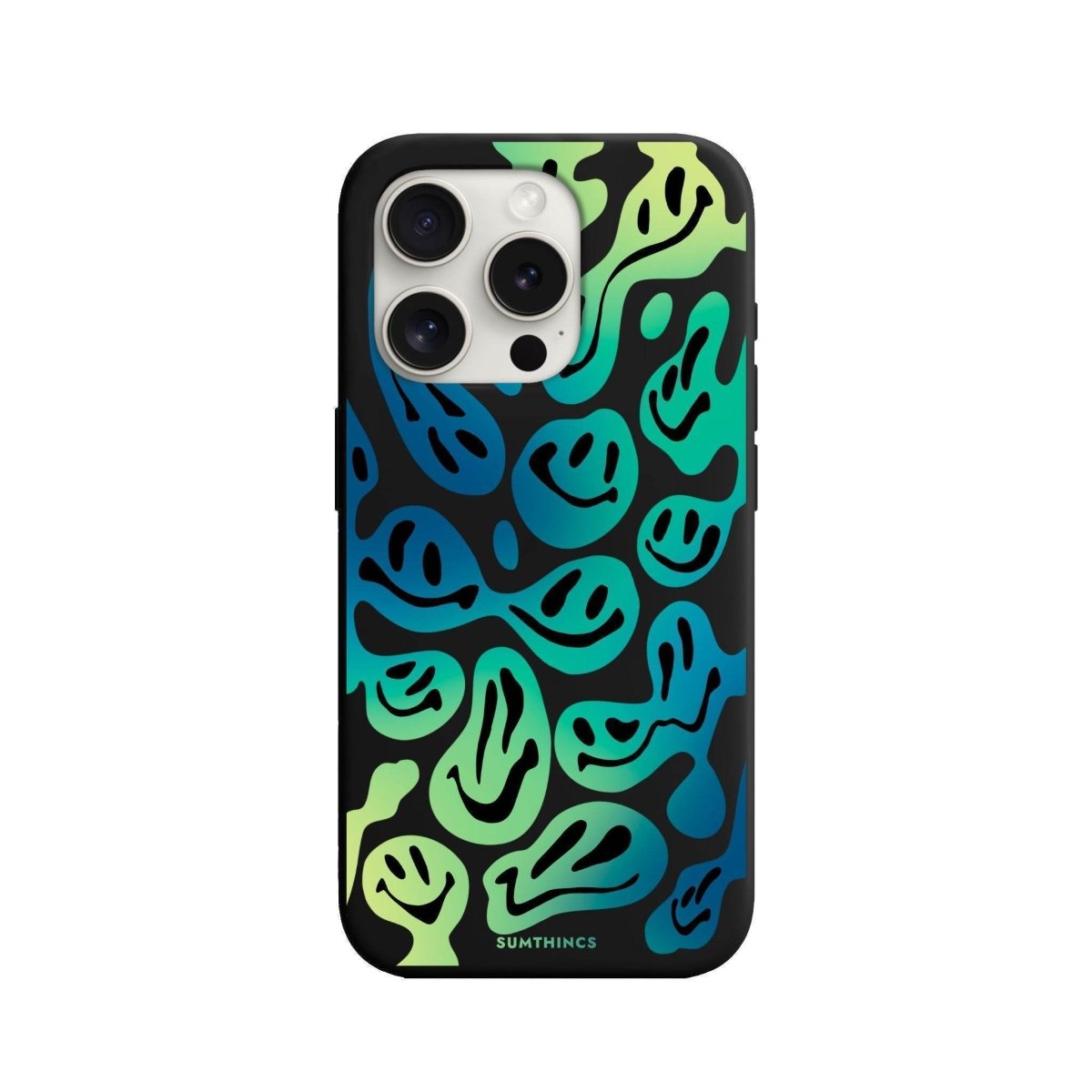 iPhone 7 Plus/8 Plus Smiley Premium Telefon Kılıfı Siyah - SUMTHINCS